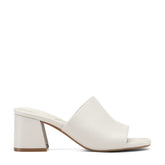 Women Rockport Gracyn Slip-On Sandals Ivory Leather