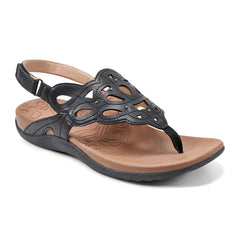 Women Rockport Ridge Slingback Sandal BLACK