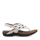 Women Rockport Ridge Slingback Sandal White Leather