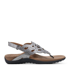 Women Rockport Ridge Slingback Sandal PEWTER