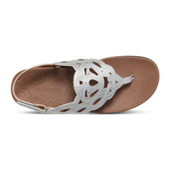 Women Rockport Ridge Slingback Sandal Silver
