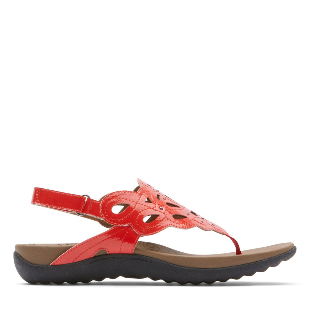 Women Rockport Ridge Slingback Sandal Red