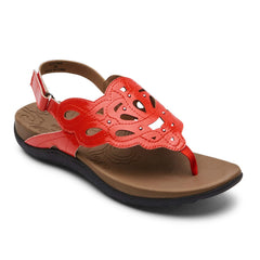 Women Rockport Ridge Slingback Sandal Red