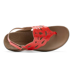 Women Rockport Ridge Slingback Sandal Red