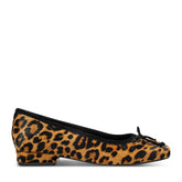 Women Rockport Sadie Square Toe Slip-on Ballet Dress Flats Leopard