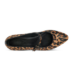 Women Rockport Taren Total Motion Pointy Toe Dress Flats Leopard