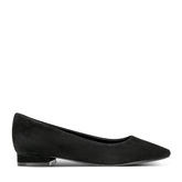 Women Rockport Tessa Total Motion Pointy Toe Dress Flats Black Suede