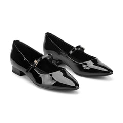 Women Rockport Taren Total Motion Pointy Toe Dress Flats Black