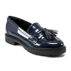 Women Rockport Kiara Tassel Loafers Dark Blue
