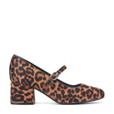 Women Rockport Xena Block Heel Mary Jane Pumps Leopard