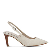 Women Rockport Jolie Total Motion Dress Pumps Light Natural Linen