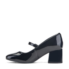 Women Rockport Xena Block Heel Mary Jane Pumps Black