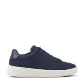 Women Rockport ProWalker Elara Lace-up Casual Sneakers Dark Blue Suede