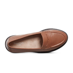 Women Rockport Kacey Penny Loafer Dark Natural