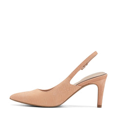 Women Rockport Jolie Total Motion Dress Pumps Orange Leather