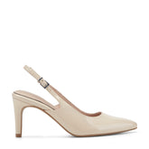 Women Rockport Jolie Total Motion Dress Pumps Light Natural Patent