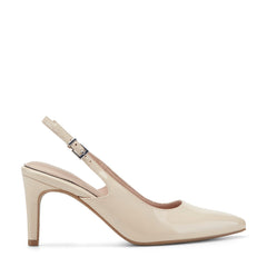 Women Rockport Jolie Total Motion Dress Pumps Light Natural Patent