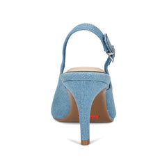 Women Rockport Jolie Total Motion Dress Pumps Blue Denim