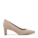 Women Rockport Total Motion Merida Classic Dress Pumps Taupe Suede