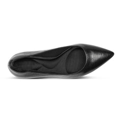 Women Rockport Cindy Total Motion Pumps Black Croco Leather