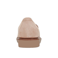Women Rockport Kacey Penny Loafer Light Natural Suede