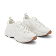 Women Rockport Delfina Lace-up Casual Sneakers Ivory