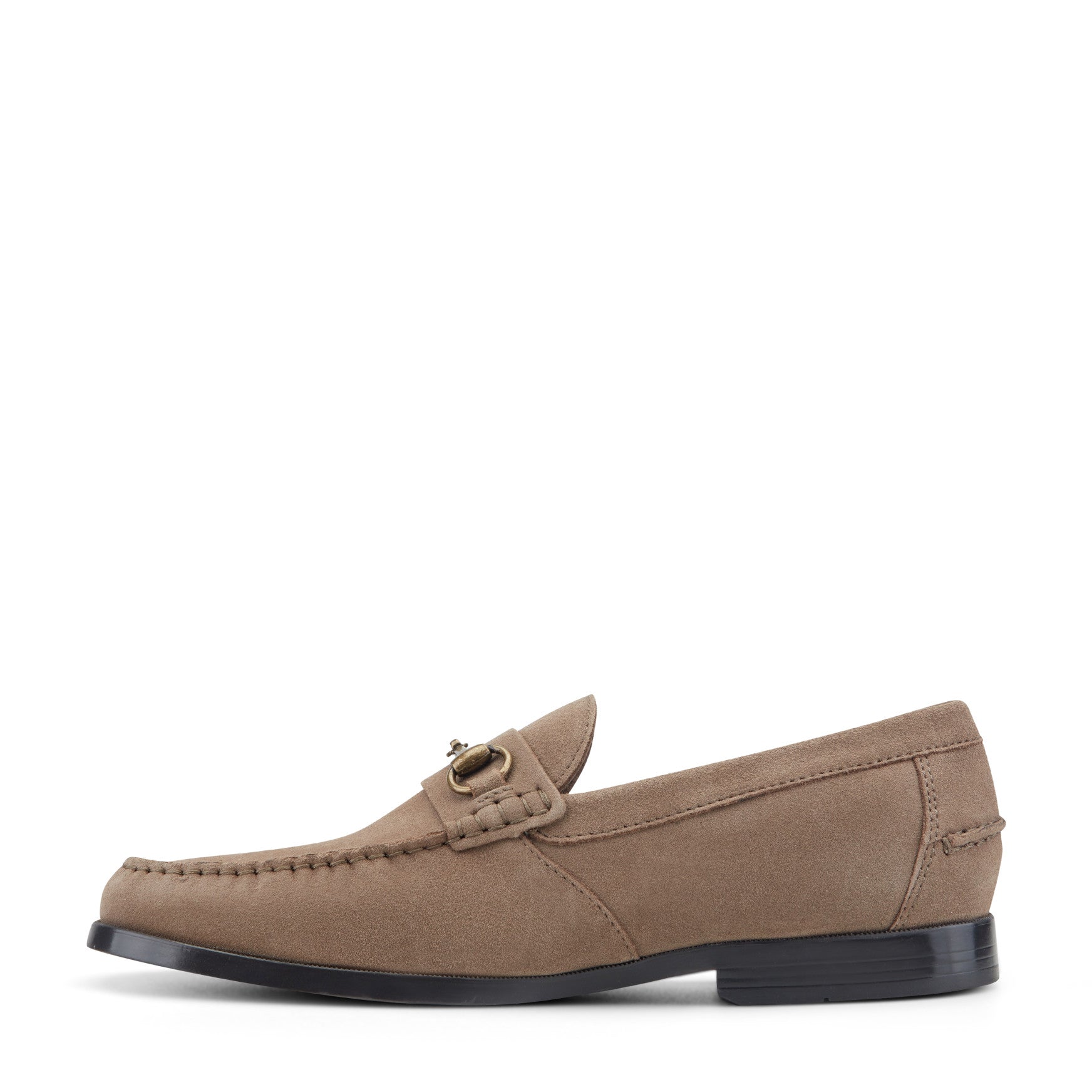 Men Rockport Whit Classic Bit Loafers Taupe Suede