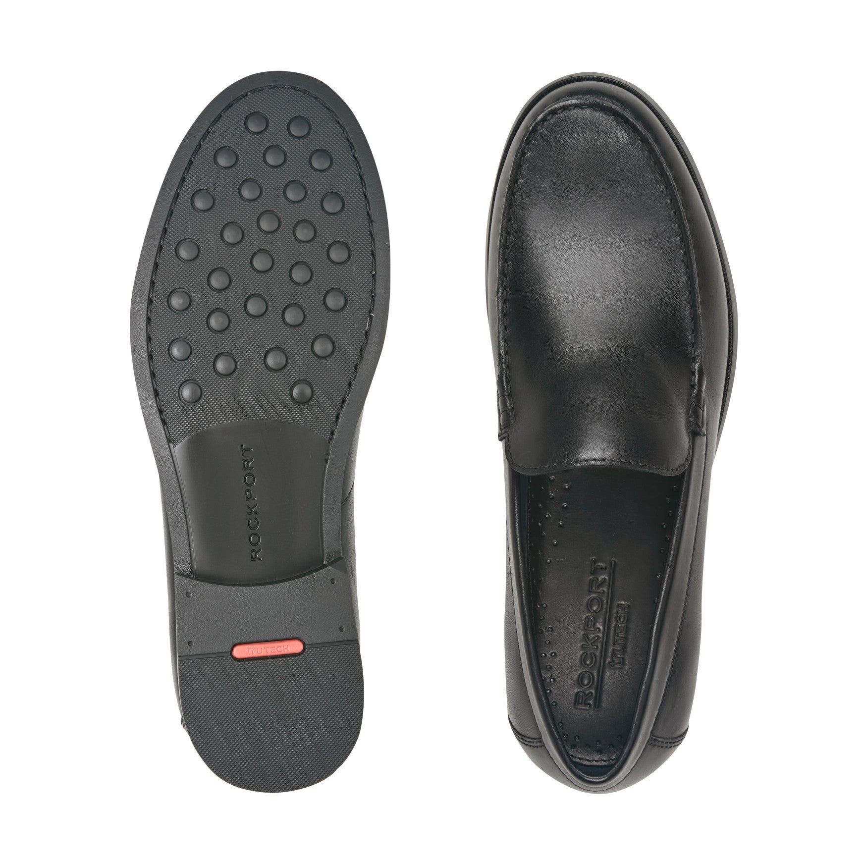Men Rockport Whitley Loafers Black