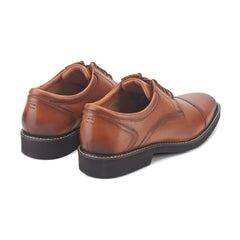 Men Rockport Findlay Dress Lace-up Almond Toe Oxfords Medium Natural Leather