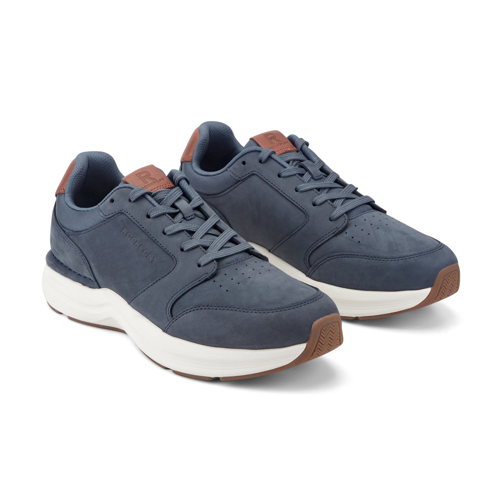 Men Rockport ProWalker Tour Lace-up Casual Sneakers Dark Blue
