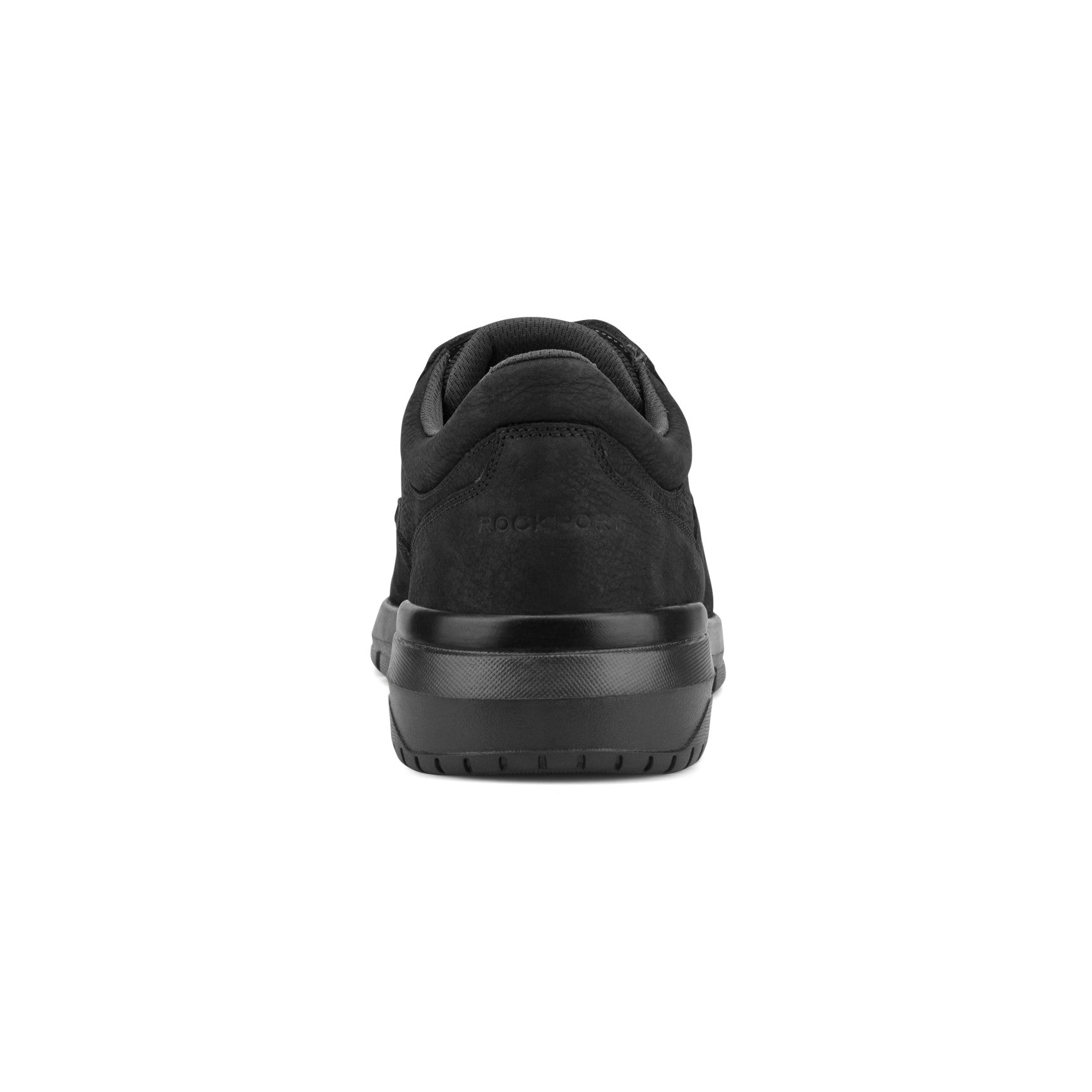 Men Rockport Jaimie Lace-up Sneakers Black Leather