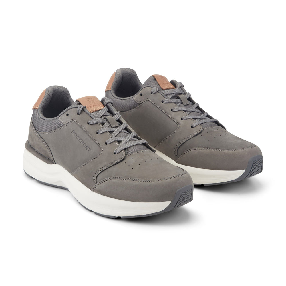Men Rockport ProWalker Tour Lace-up Casual Sneakers Dark Gray