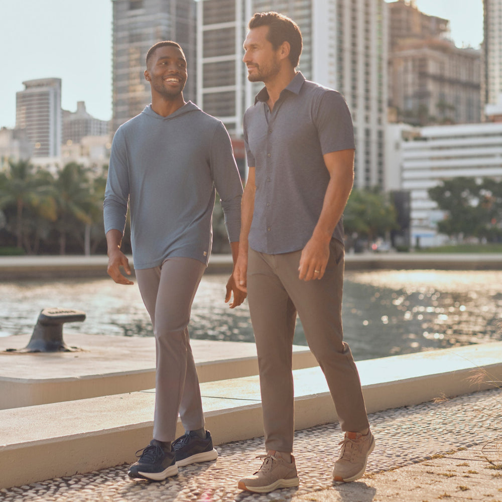 Men Rockport ProWalker Tour Lace-up Casual Sneakers Dark Gray
