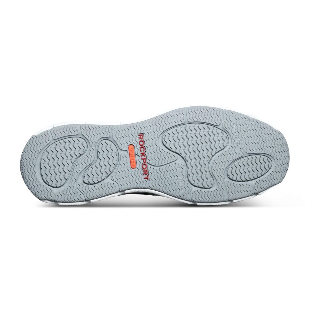 Men Rockport Seadon Step Activated Sneakers Light Gray Nubuck