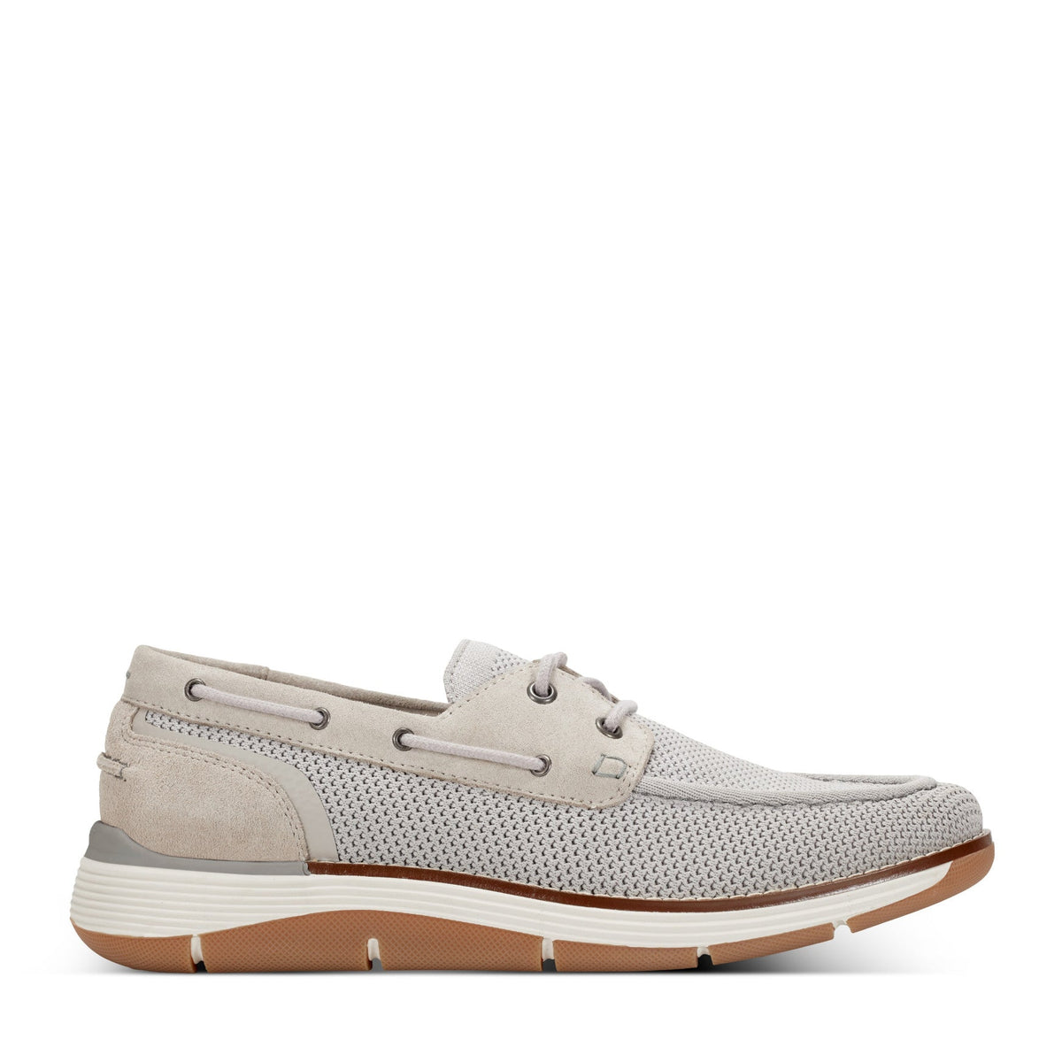 Men Rockport Lyall Boat Shoes Taupe