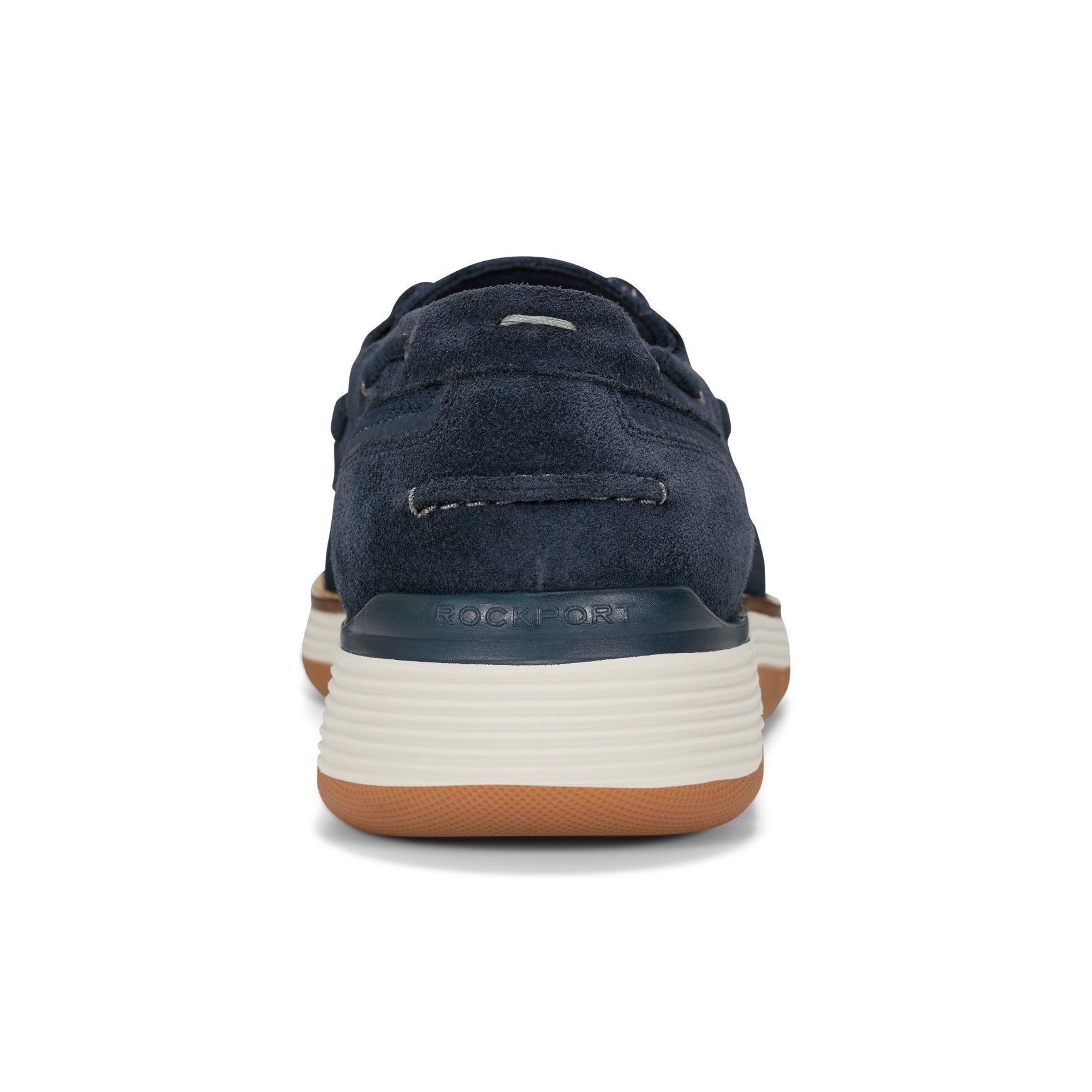 Men Rockport Lyall Boat Shoes Dark Blue