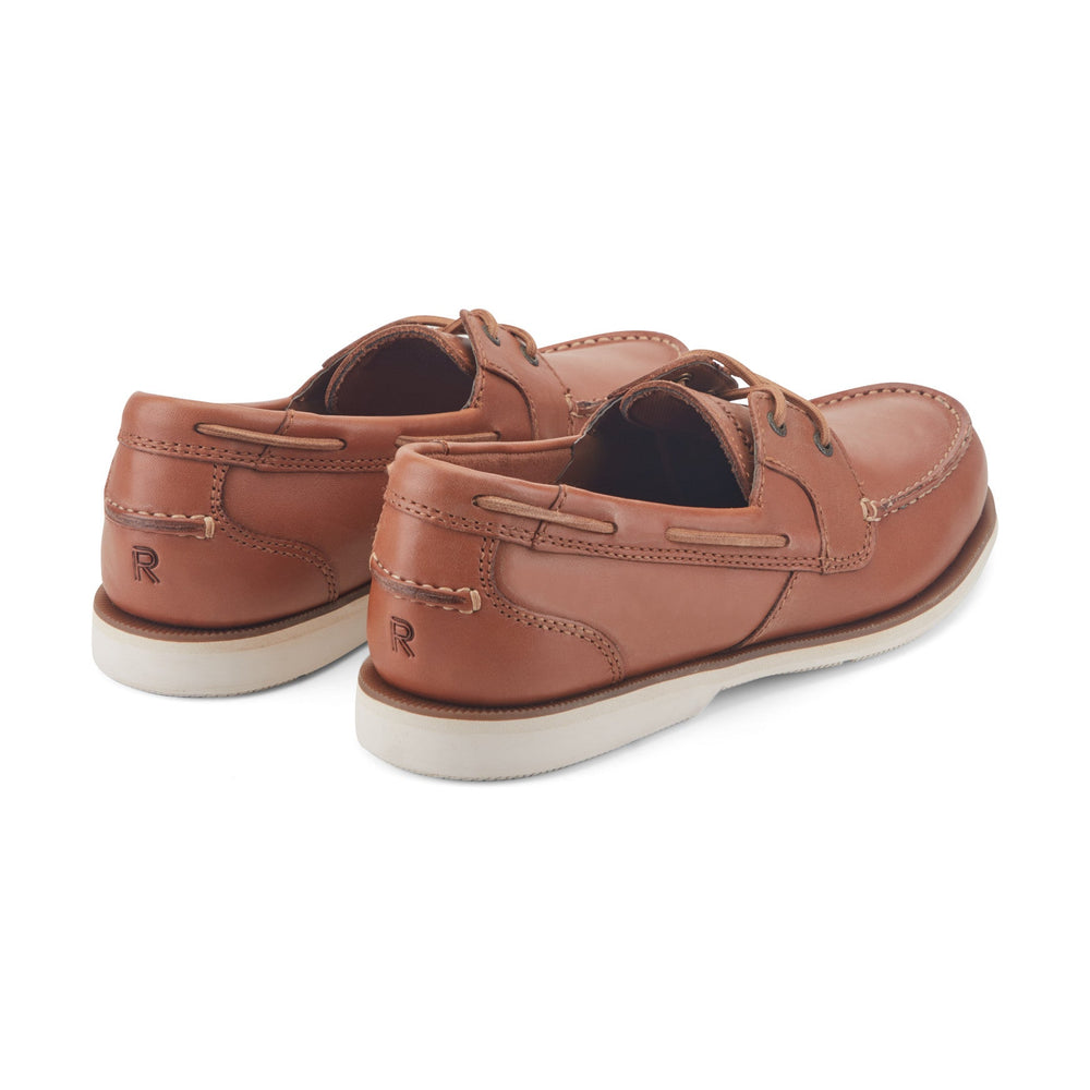 Men Rockport Southport Boat Shoe Medium Natural Leather