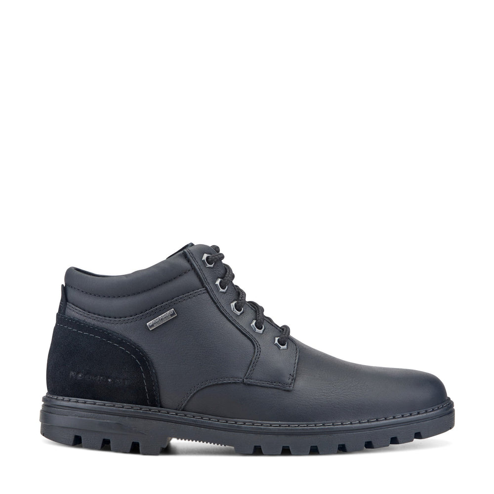 Men Rockport Weather or Not Waterproof Boot Black Leather