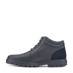 Men Rockport Weather or Not Waterproof Boot Black Leather