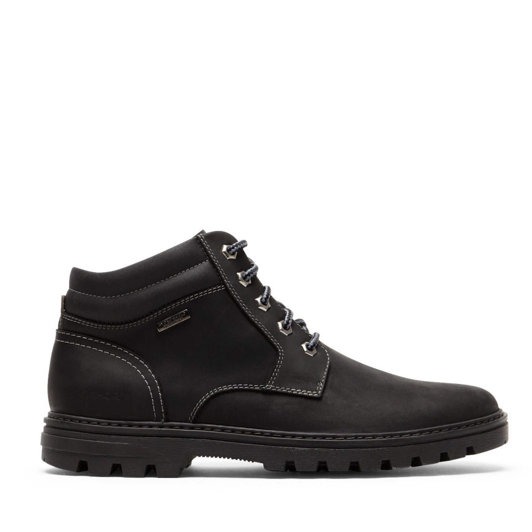 Men Rockport Weather or Not Waterproof Boot Black Suede