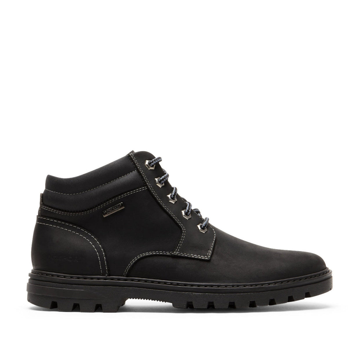Men Rockport Weather or Not Waterproof Boot Black Suede