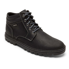 Men Rockport Weather or Not Waterproof Boot Black Suede