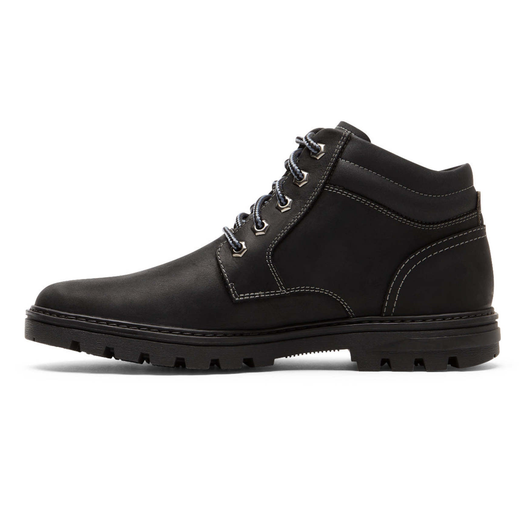 Men Rockport Weather or Not Waterproof Boot Black Suede