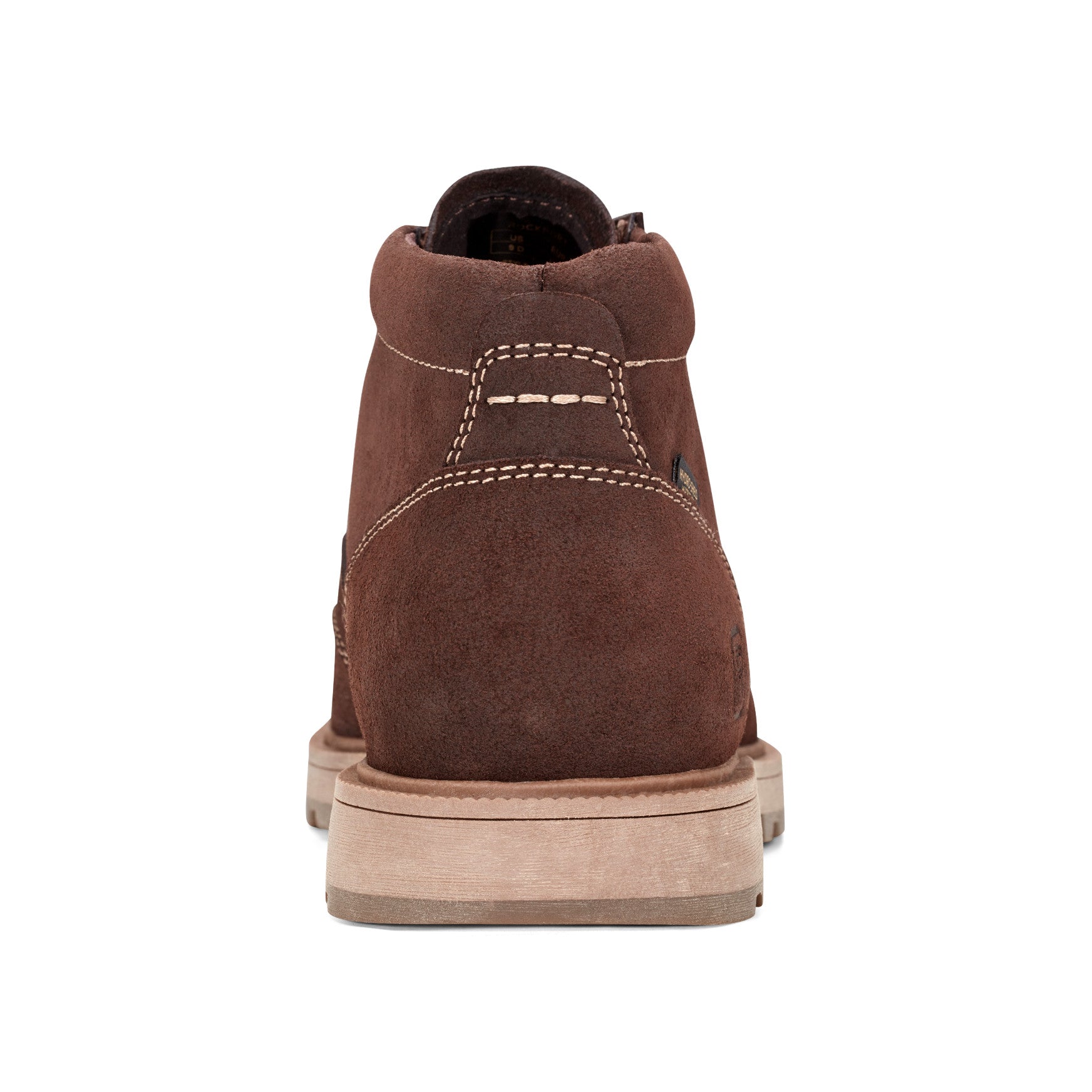 Men Rockport Seamus Waterproof Casual Lace-up Boots Dark Brown Suede
