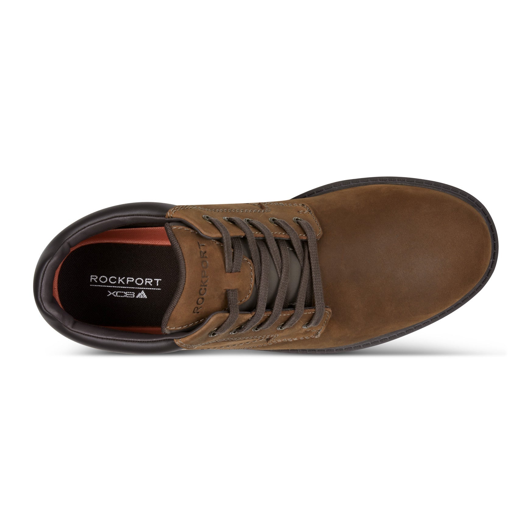 Men Rockport Rugged Bucks Waterproof Boot Tan Leather