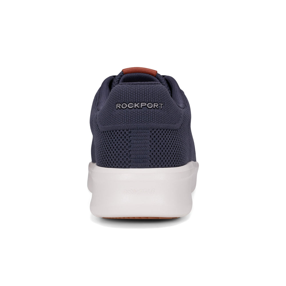 Men Rockport Lite Court Lace-up Casual Sneakers Dark Blue