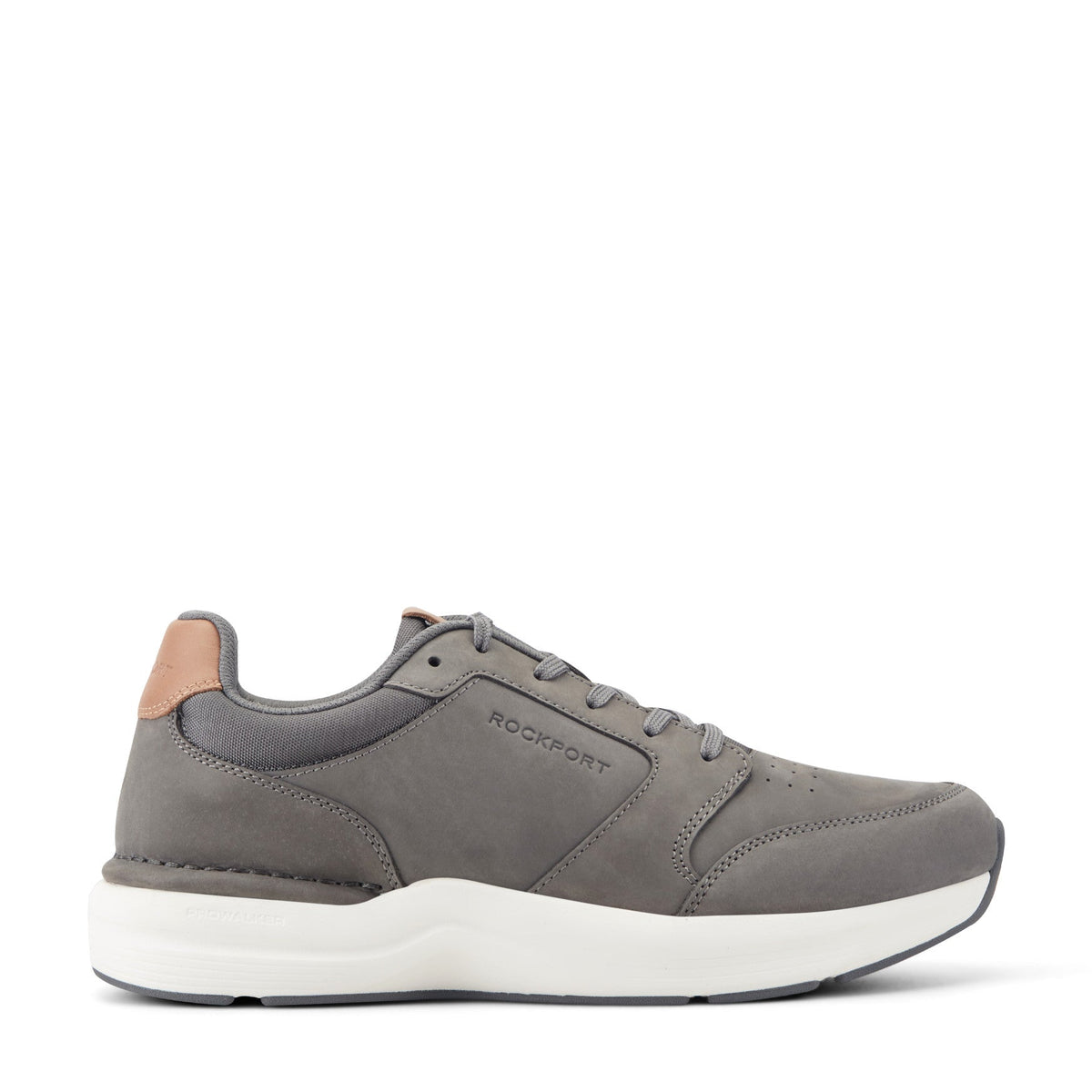 Men Rockport ProWalker Tour Lace-up Casual Sneakers Dark Gray