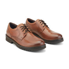 Men Rockport Maverick Plain Toe Oxford Medium Natural Leather