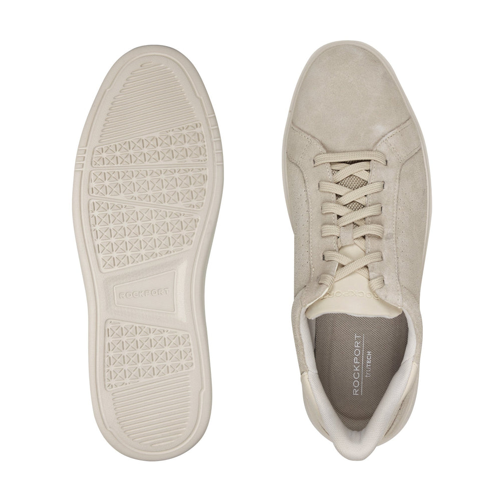 Men Rockport Tristen Step Activated Lace-Up Light Natural