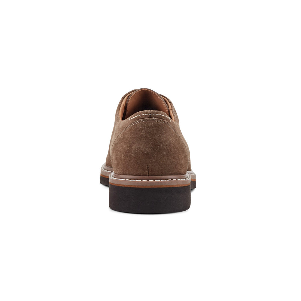 Men Rockport Foley Lace-up Casual Oxfords Brown Suede